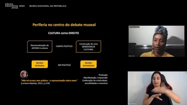 3° Ciclo - Webinário Susy Santos: A periferia no centro do debate museal смотреть онлайн