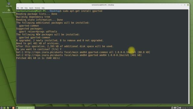 How to Install Gparted on Linux Mint 20.3 | Installing Gparted Partition Editor for Linux Mint 20.3 смотреть онлайн