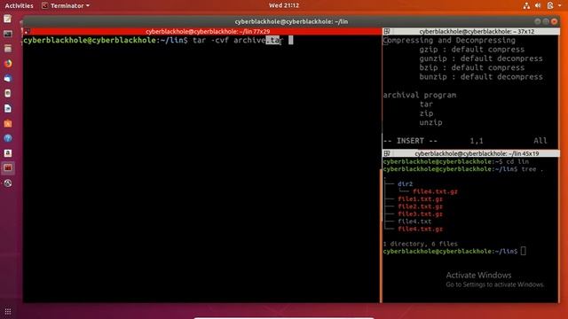 Linux-E7 Compressing & Decompressing Files | tar,zip,gzip,bzip | Tamil смотреть онлайн