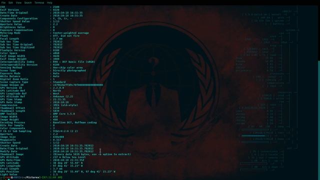 How to use exiftool for metadata image and movie смотреть онлайн