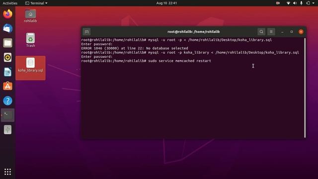 How to restore the koha backup from one system and restore to other ubuntu system. (In Hindi) смотреть онлайн