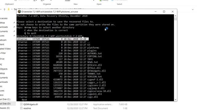 How to Recovery Formatted files with TeskDisk смотреть онлайн