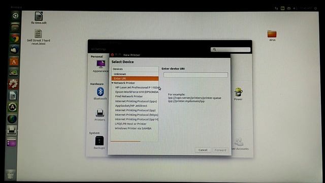 Install your printer on your Ubuntu virus proof computer смотреть онлайн