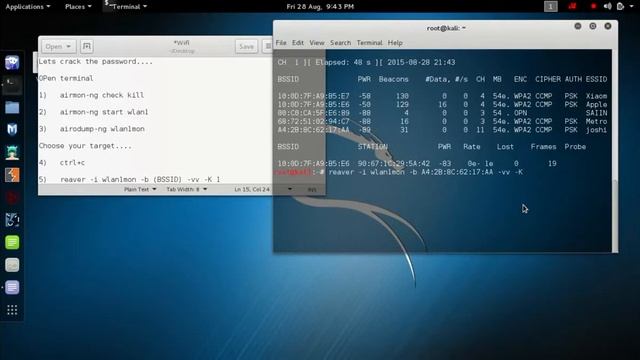 Hack WPA2 PSK using Kali Linux 2.0 February 2016 смотреть онлайн