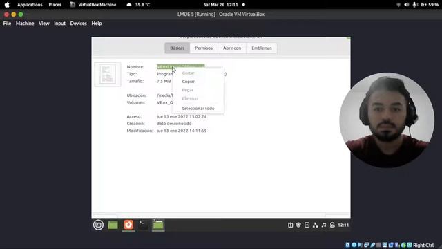 Como poner Linux Mint Debian Edition 5 en pantalla completa смотреть онлайн