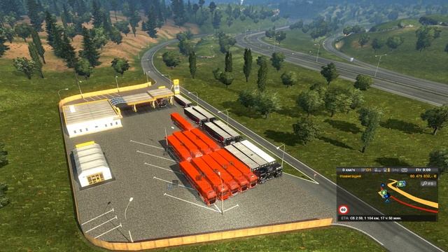 Euro Track Simulator 2 Multiplayer: Совместный конвой компании "Trust" и "Bears" от 22.03.17 смотреть онлайн