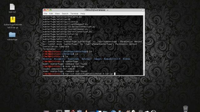 Install Subterfuge Kali Linux смотреть онлайн