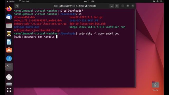 Linux - 12. How to install Atom lDE ? смотреть онлайн
