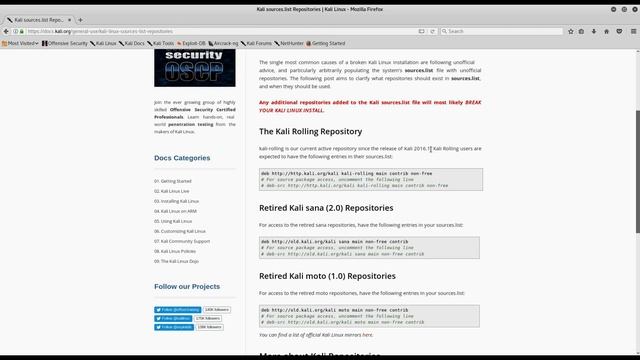 Kali Linux Update Error смотреть онлайн