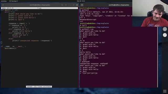 the `rlwrap` command (beginner - intermediate) anthony explains #268 смотреть онлайн