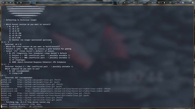 Минимальное ядро Arch(modprobed-db) смотреть онлайн