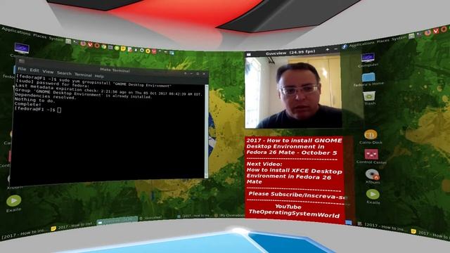 2017 - How to install GNOME Desktop Environment in Fedora 26 Mate - October 5 смотреть онлайн