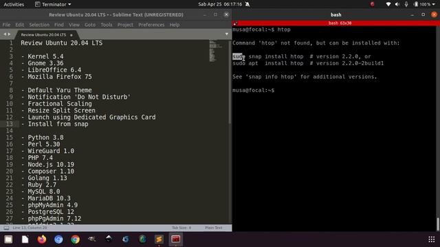 Review Ubuntu 20.04 LTS смотреть онлайн