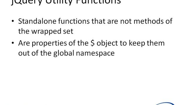 jQuery: Fundamentals (Full) смотреть онлайн