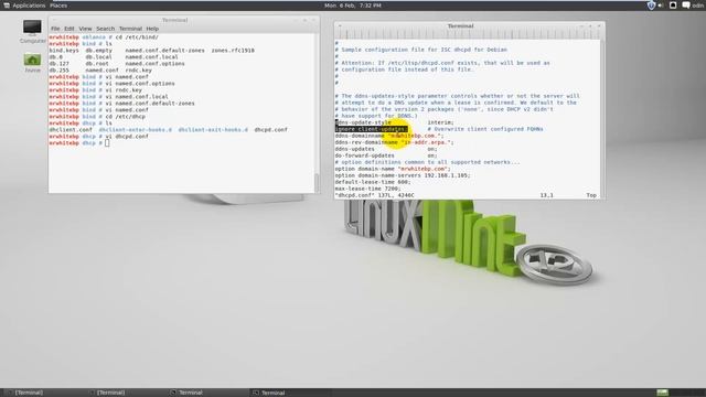 Configuracion DHCP y DDNS EN LINUX part 3 смотреть онлайн