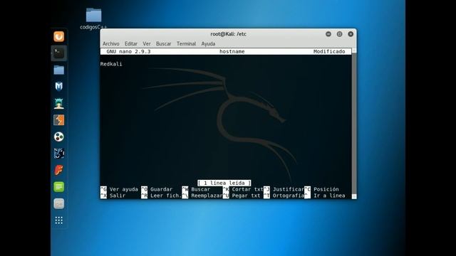 cambio de usuario o hostname en Kali Linux смотреть онлайн