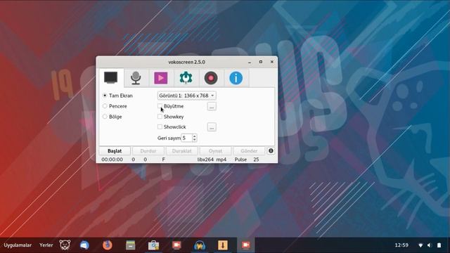 199 -Pardus Dersleri- Vokoscreen nasıl yüklenir ve kullanılır detaylı anlatım. смотреть онлайн