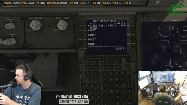 Pilotedge Zibo 737-800 A new KONT to KPHX X-Plane 11 Part 1 of 2 смотреть онлайн