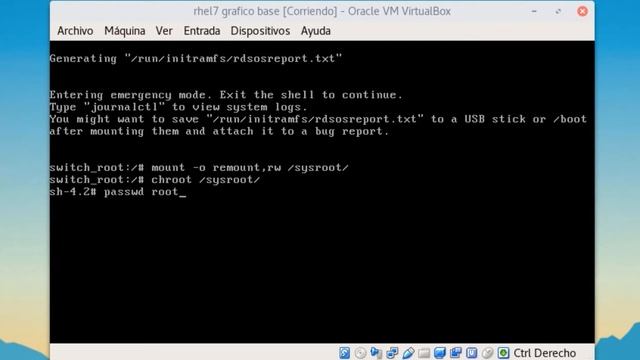 modificar password de root desde grub смотреть онлайн