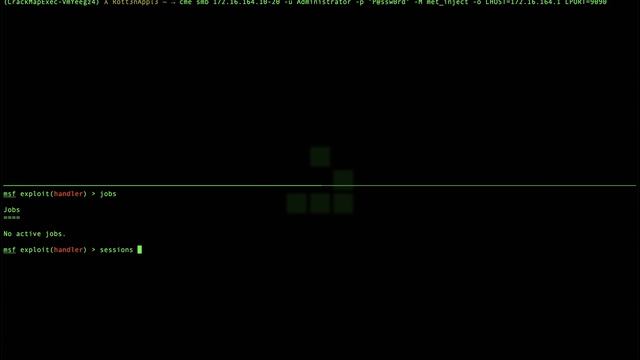 Using the met_inject module in CrackMapExec v4.0 смотреть онлайн