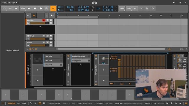 👨🚀 Bitwig Studio 3.1 Pitch-12 - Strumming, AI Piano Player смотреть онлайн