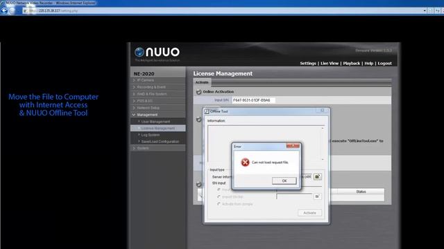 NUUO NVRmini2 - Management: User Management, License Management, Log System, Save/Load Configuratio смотреть онлайн
