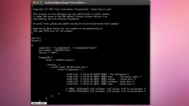 Beaglebone Introduction to GPIOs Using Device Tree Overlays under Linux 3 8+ смотреть онлайн