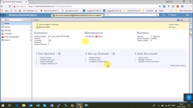 Zimbra Admin Console смотреть онлайн
