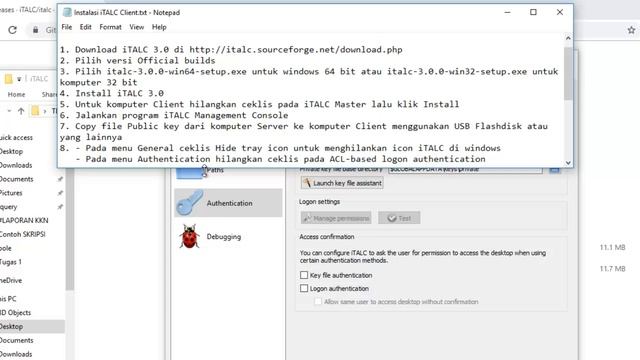 Tutorial insatalasi dan konfigurasi iTALC 3.0.0 (Server + Client) смотреть онлайн