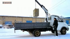Кран манипулятор на Газель, УАЗ «Грач 1200» . Грузоподъемность  1.2  тонны.