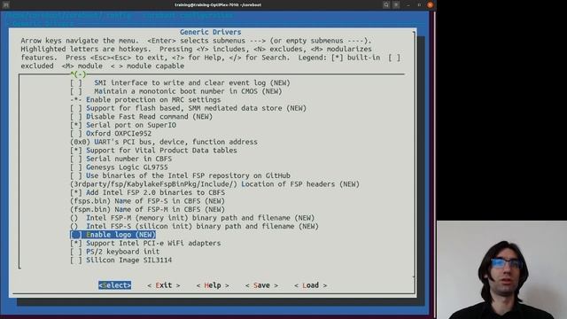 Arch4031 03 coreboot Building 04 Menuconfig Overview смотреть онлайн