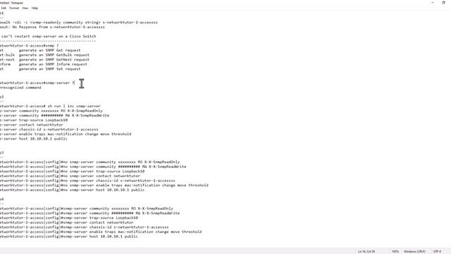 SNMP Troubleshooting on Cisco Switch смотреть онлайн