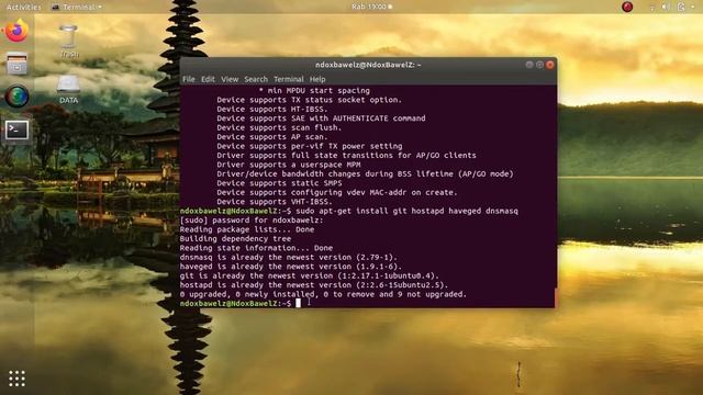 Turn on wifi and hotspot at same time in Ubuntu | menghidupkan wifi dan hotspot bersamaan di Ubuntu смотреть онлайн