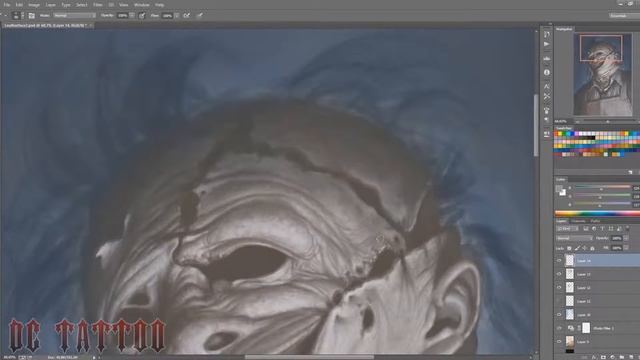 ART Illustration - SpeedPainting   “Leatherface“ FAST VERSION