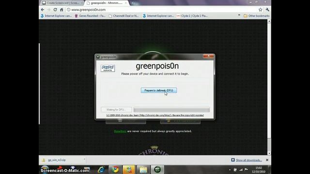 Jailbreak all iOS 4.1 Devices with GreenPois0n смотреть онлайн