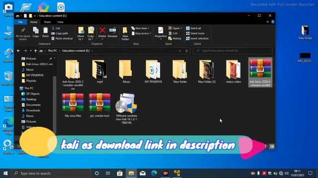 How to install kali linux 2021.2 in windows 10 | VMware in Tamil смотреть онлайн