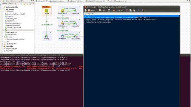 Talend Spatial Extension / Metadata crawler scan a folder from command line смотреть онлайн