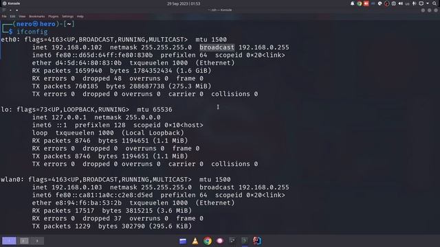 Linux Advanced Course - Ifconfig command смотреть онлайн