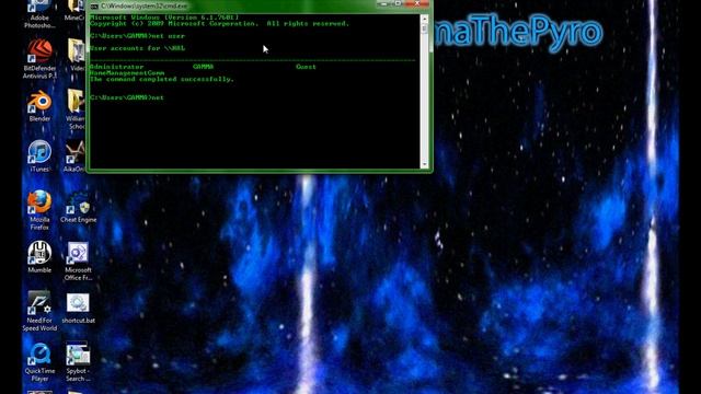 Remove User Passwords (Dos Command) смотреть онлайн