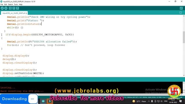 How to send MPU9250( Accelerometer Sensor) data on OLED Display смотреть онлайн