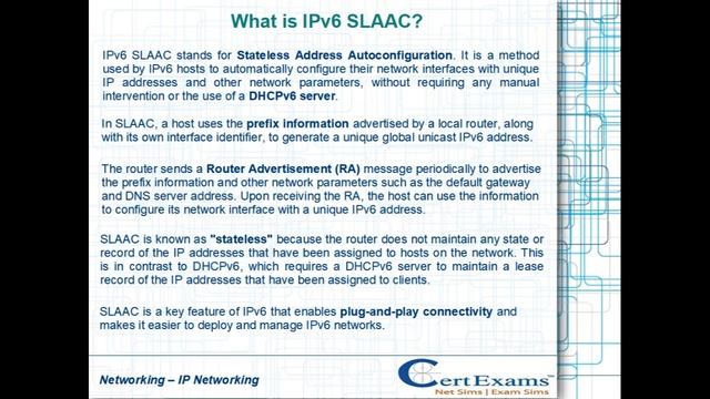 What is IPv6 SLAAC? смотреть онлайн