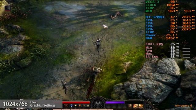 Wolcen: Lords of Mayhem | AMD Ryzen 3 3200U Vega 3 смотреть онлайн