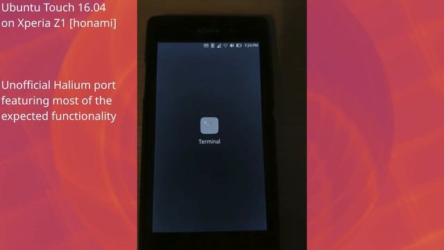 Ubuntu Touch running on Sony Xperia Z1 смотреть онлайн