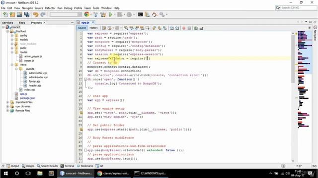 NodeJS / Express / MongoDB - Build a Shopping Cart - #8 Getting more packages смотреть онлайн