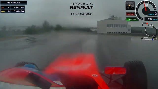 Formula Renault EuroCup Onboard Lap Hungaroring Wet 2017 смотреть онлайн