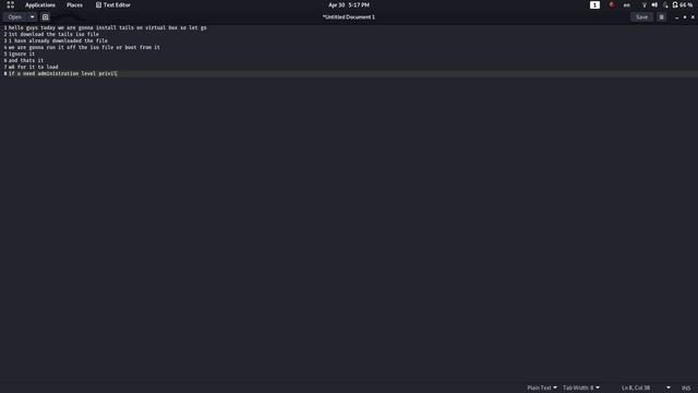 Installing Tails In Virtual Box in kali linux смотреть онлайн