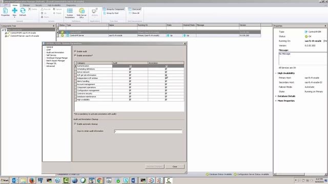 How do I increase the number of days retained in Enterprise Manger audit logs смотреть онлайн