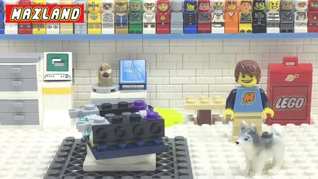 Lego Alien Conquest 7049 Stop Motion Video Assembly смотреть онлайн