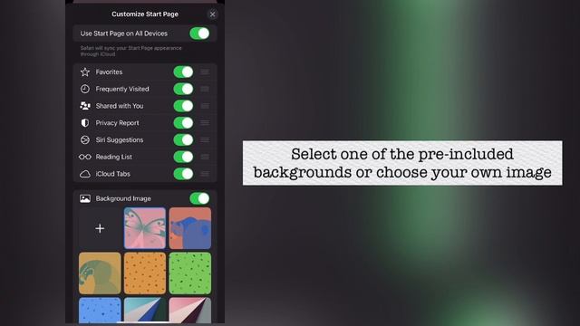 iOS 15 Setup - How To Change Safari Background ~ смотреть онлайн